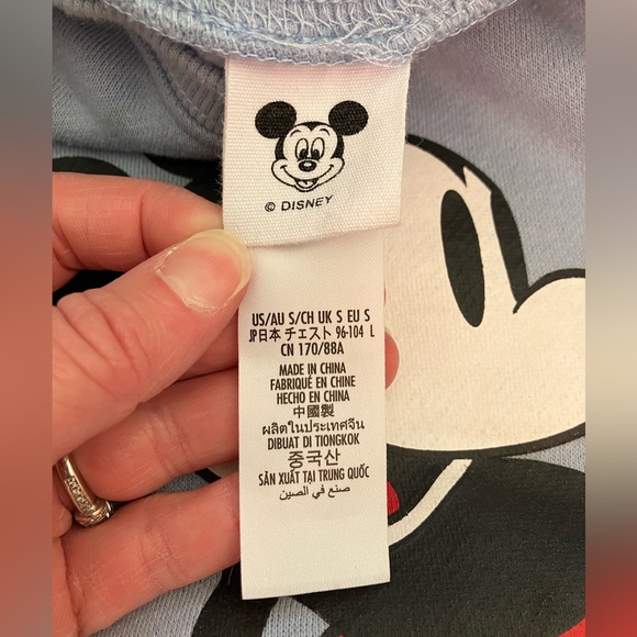 Disney Blue Mickey Mouse Crewneck Sweater - Picture 4 of 7